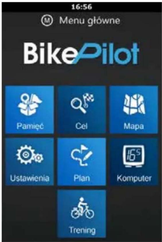 BLAUPUNKT BikePilot - Menu/GLowne - 1