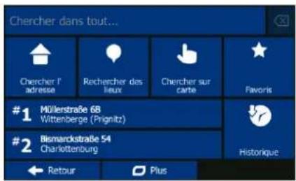 BLAUPUNKT TravelPilot 43 - Recherche rapide - 2
