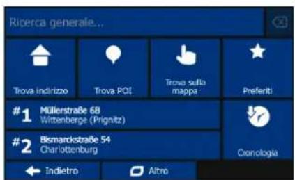 BLAUPUNKT TravelPilot 43 - Menu Destinazione - 1
