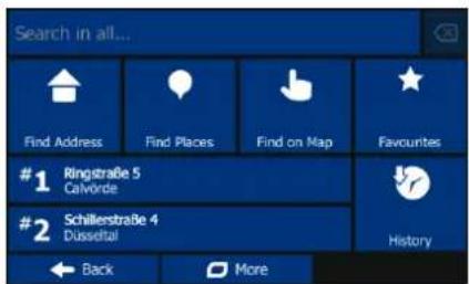 BLAUPUNKT TravelPilot 43 - Quick Find - 2