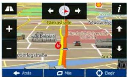 BLAUPUNKT TravelPilot 43 - La pantalla Mapa - 2