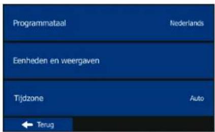 BLAUPUNKT TravelPilot 43 - Het menu Installingen - 2
