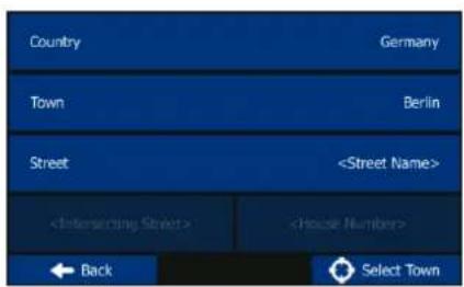 BLAUPUNKT TravelPilot 43 - Navigating to an address - 1