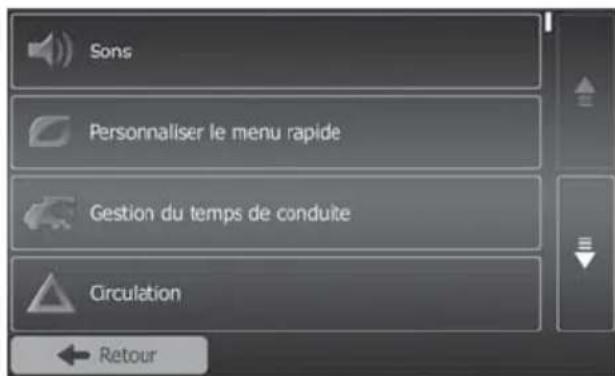BLAUPUNKT New York 840 - Adaptation des options d'itinéraire avant le guidage vers la destination - 1