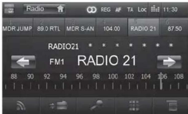 BLAUPUNKT New York 840 - Démarrage du mode radio - 1