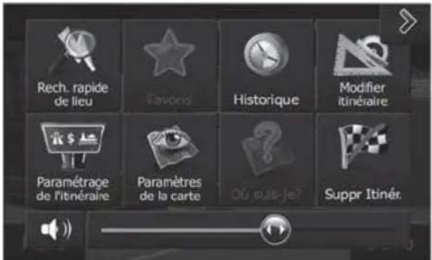 BLAUPUNKT Munchen 530 - Modificatondesoptionsd'itinérairependantleguidageversladestination - 1