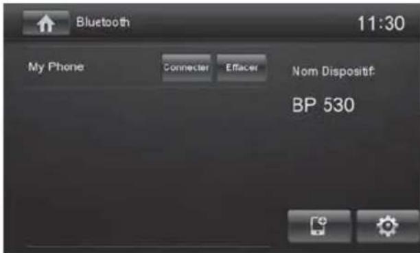 BLAUPUNKT Munchen 530 - Démarrage du mode Bluetooth - 1