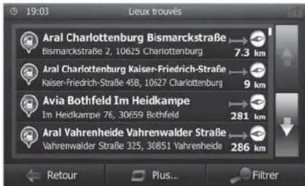 BLAUPUNKT Munchen 530 - Destinations spéciales - Points d'intérêt (POI) - 3