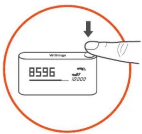 WITHINGS Pulse Ox - Press to change the display mode - 1
