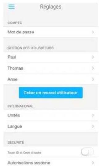 WITHINGS Pulse iOS - Changer le format d'heure - 1