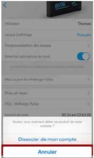 WITHINGS Pulse iOS - Votre Withings Pulse™ a une mémoire interne de 11 jours (le jour en cours et les dix jours précédents). Vous devez donc vous assurer de synchroniser vos données au moins tous les dix jours. - 5
