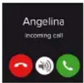 MYKRONOZ ZeWatch 4 - 着信の才予 - 2