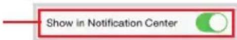 COGITO Classic Series - Activez les notifications d'e-mail entrant dans le centre de notifications iOS. - 3