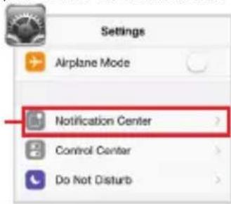 COGITO Classic Series - Activez les notifications d'e-mail entrant dans le centre de notifications iOS. - 1