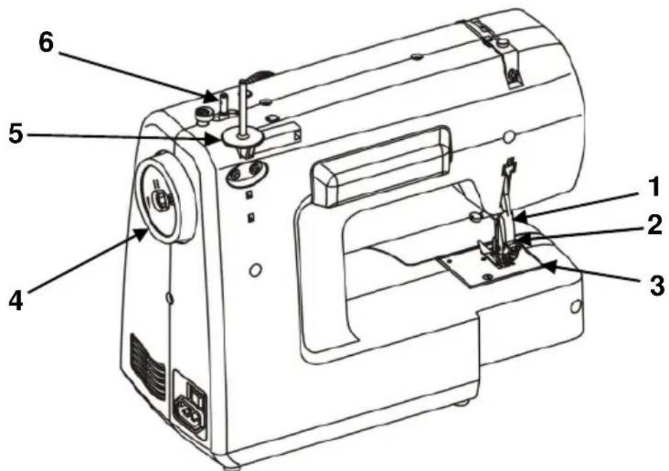 AEG NM230 - PIECES PRINCIPALES (FACE ARRIÈRE) - 1