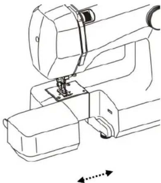 AEG 11230 - UTILISATION DE LA TABLE POUR POUVOIR COUDRE DES GRANDES SURFACES DE TISSUS - 1