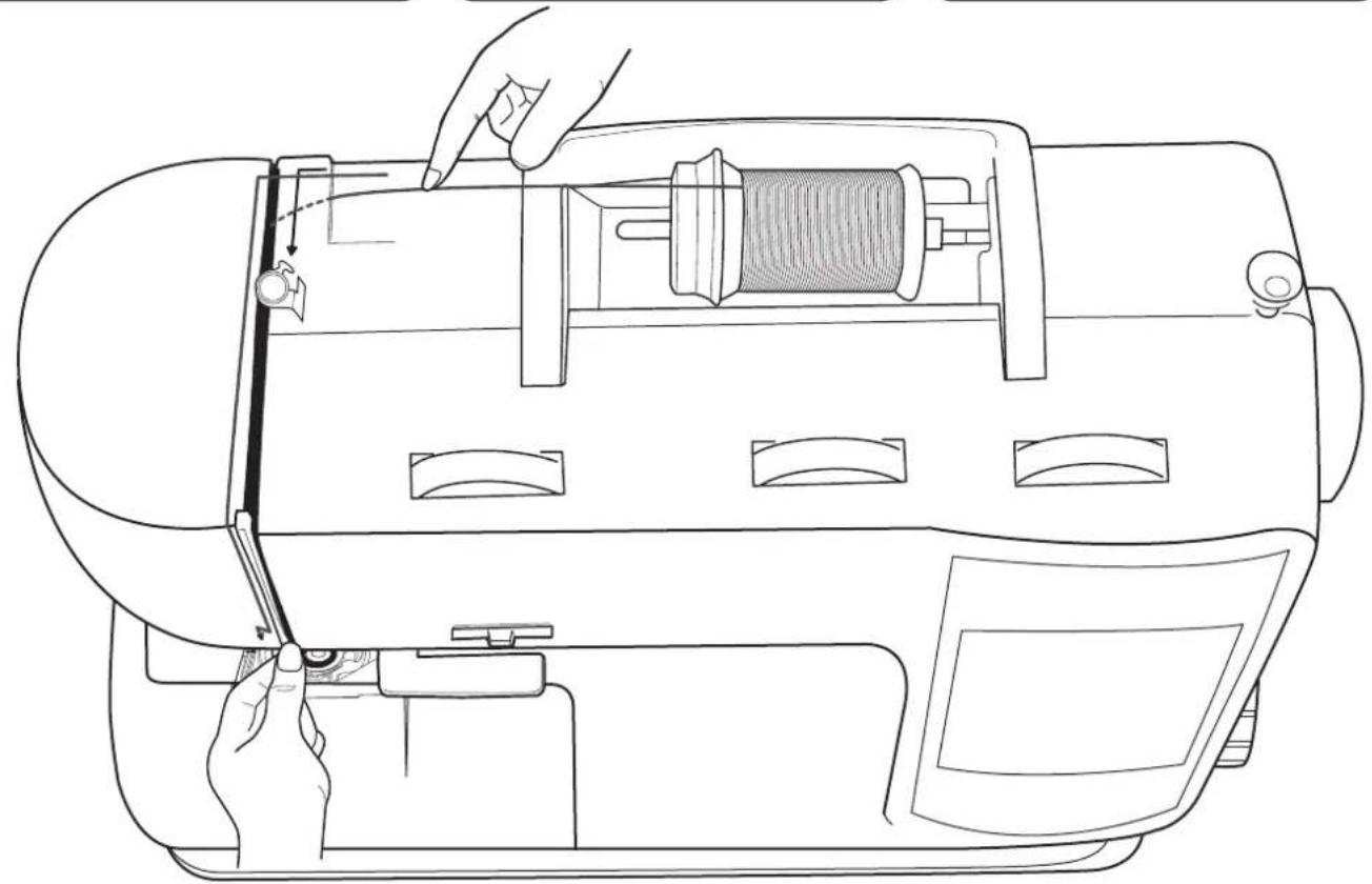 TOYOTA EZA801 - Cheminement du fil supérieur - 4