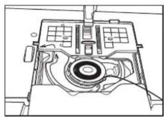 TOYOTA EZ1U1 - Acheminement du fil de la canette - 3