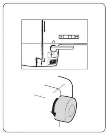 TOYOTA EZ1U23DLCD - Cheminement du fil supérieur - 2