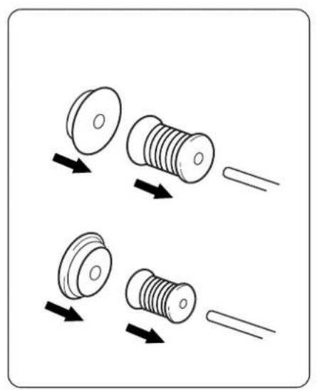 TOYOTA EZ1U23DLCD - Cheminement du fil supérieur - 3