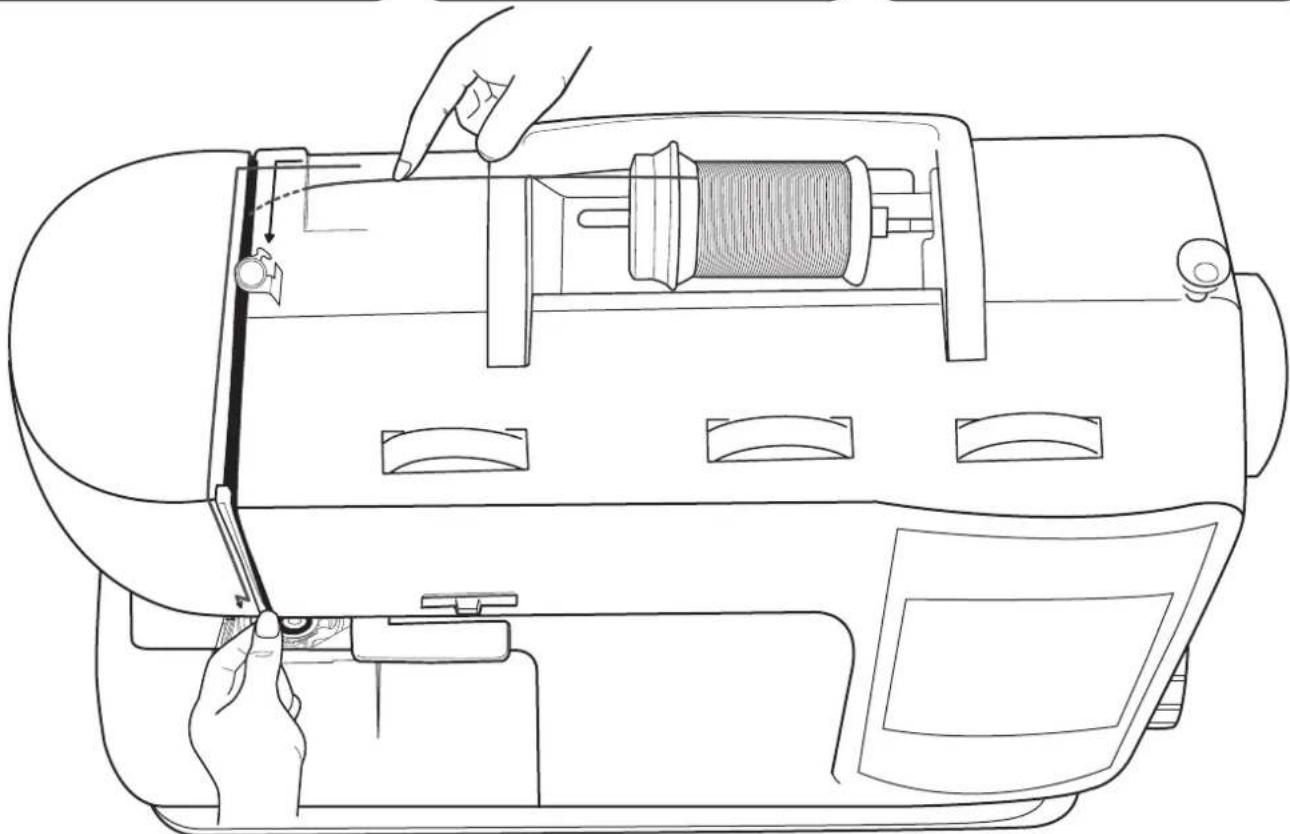 TOYOTA EZ800 - Cheminement du fil supérieur - 6