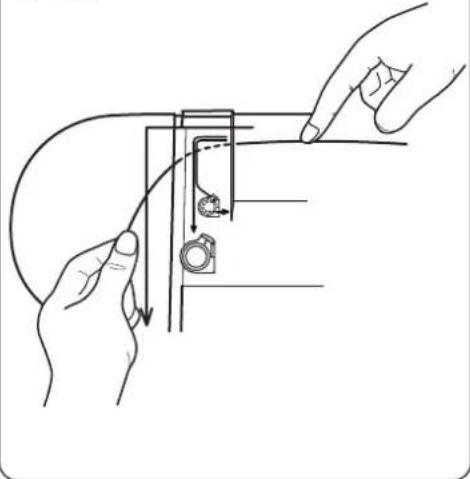 TOYOTA EZ800 - Cheminement du fil supérieur - 7