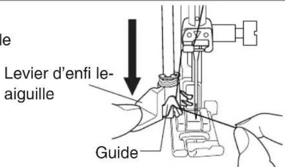 TOYOTA ECO34A SP20 - Retirez la fi che d'alimentation de la prise avant d'utiliser l'enfi le-aiguille. - 4
