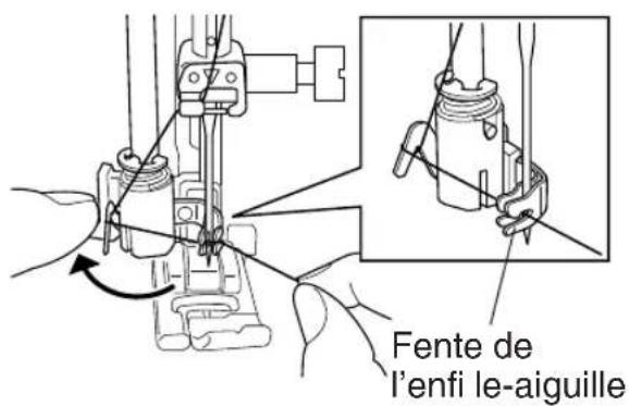 TOYOTA ECO34A SP20 - Retirez la fi che d'alimentation de la prise avant d'utiliser l'enfi le-aiguille. - 6