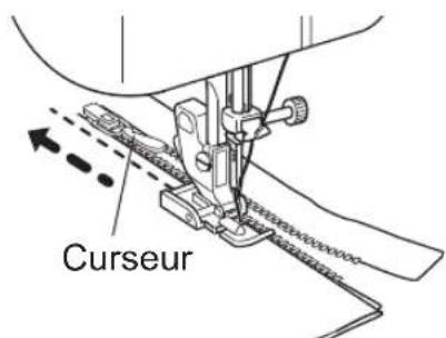 TOYOTA ECO15CJ - - Cousez le côté gauche de la fermeture à glissière - 6