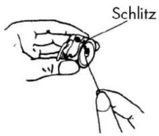 LIFETEC MD 13343 - Einfädeln der Spulenkapsel - 1