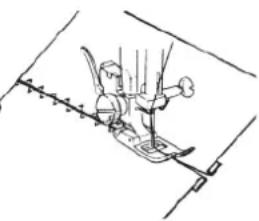 LIFETEC MD 13343 - Aan elkaar naaien van twee stukken stof - 1