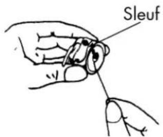 LIFETEC MD 13343 - De draad door het spoelhuis halen - 1