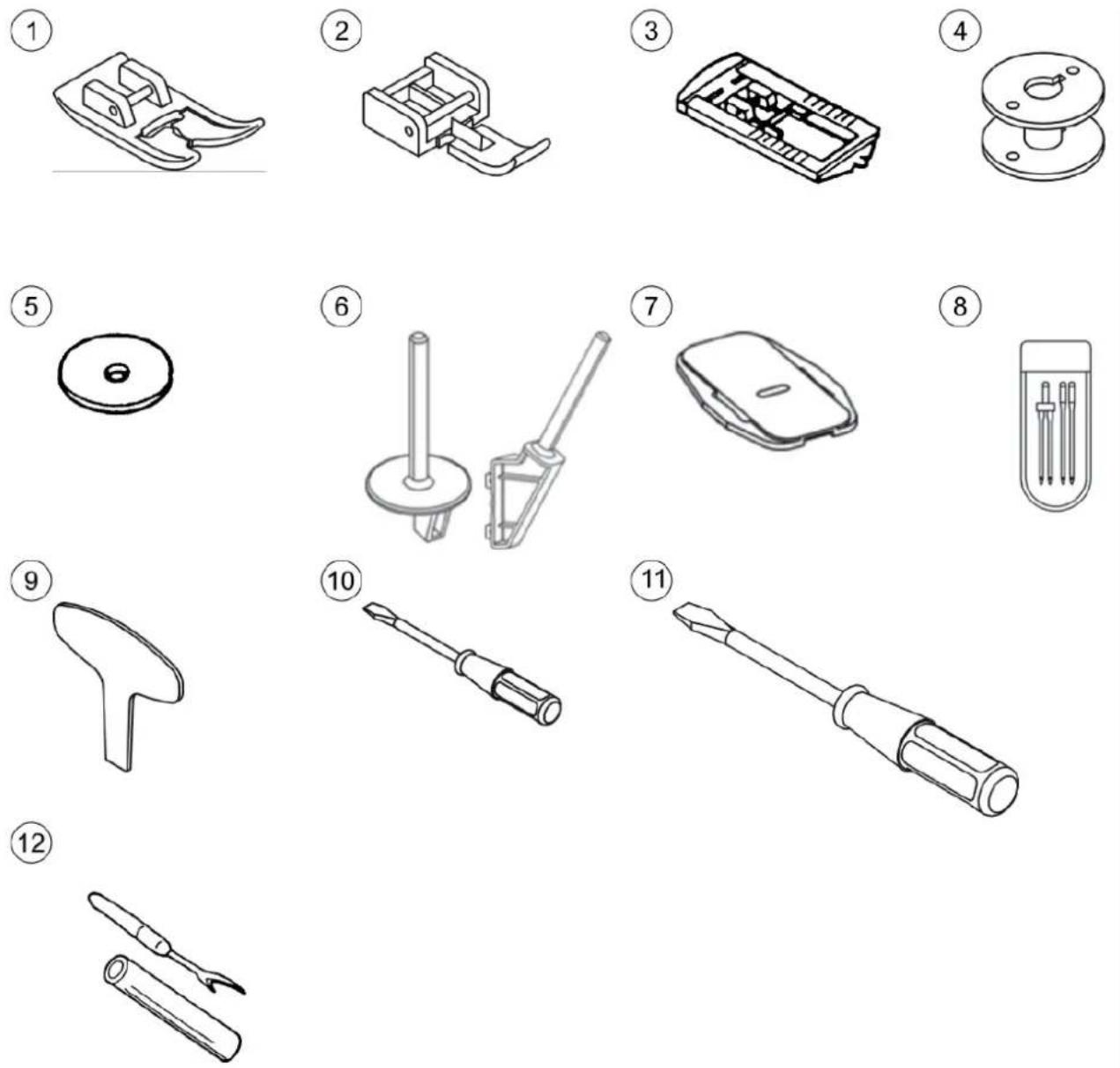 LIFETEC MD 13343 - Contenu de la boîte d'accessoires - 1