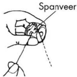 LIFETEC MD 13343 - De draad door het spoelhuis halen - 2