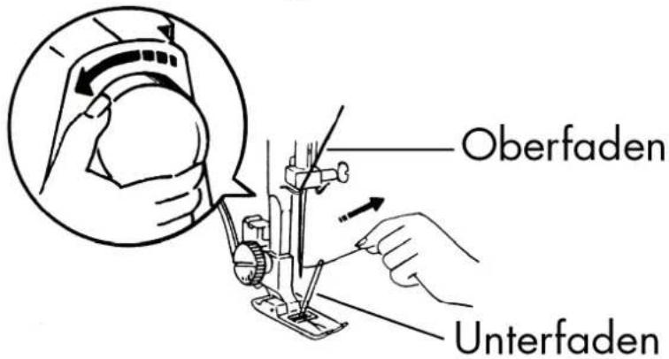 LIFETEC MD 13343 - Heraufholen des Unterfadens - 1