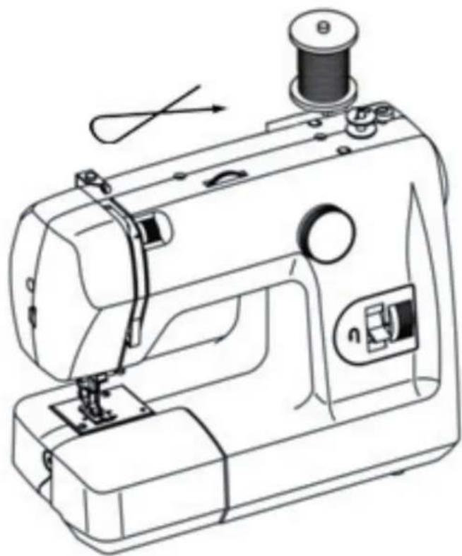 LIFETEC MD 13343 - Aufspulen der Unterfadenspule - 2