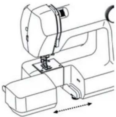 LIFETEC MD 13343 - Ansetzen und Entfernen des Anschiebetisches - 1