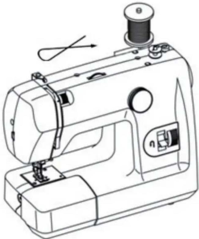 LIFETEC MD 13343 - Embobiner la canette de fil inférieur - 2