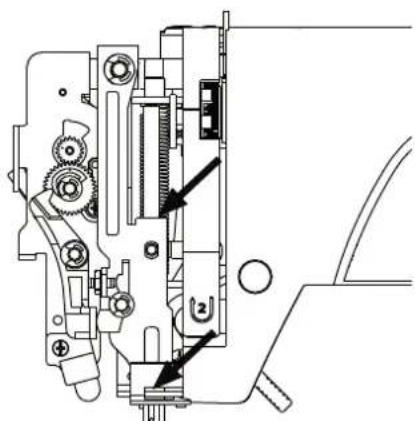 MEDION MD 16661 - Smeren van de machine achter de voorklep - 3