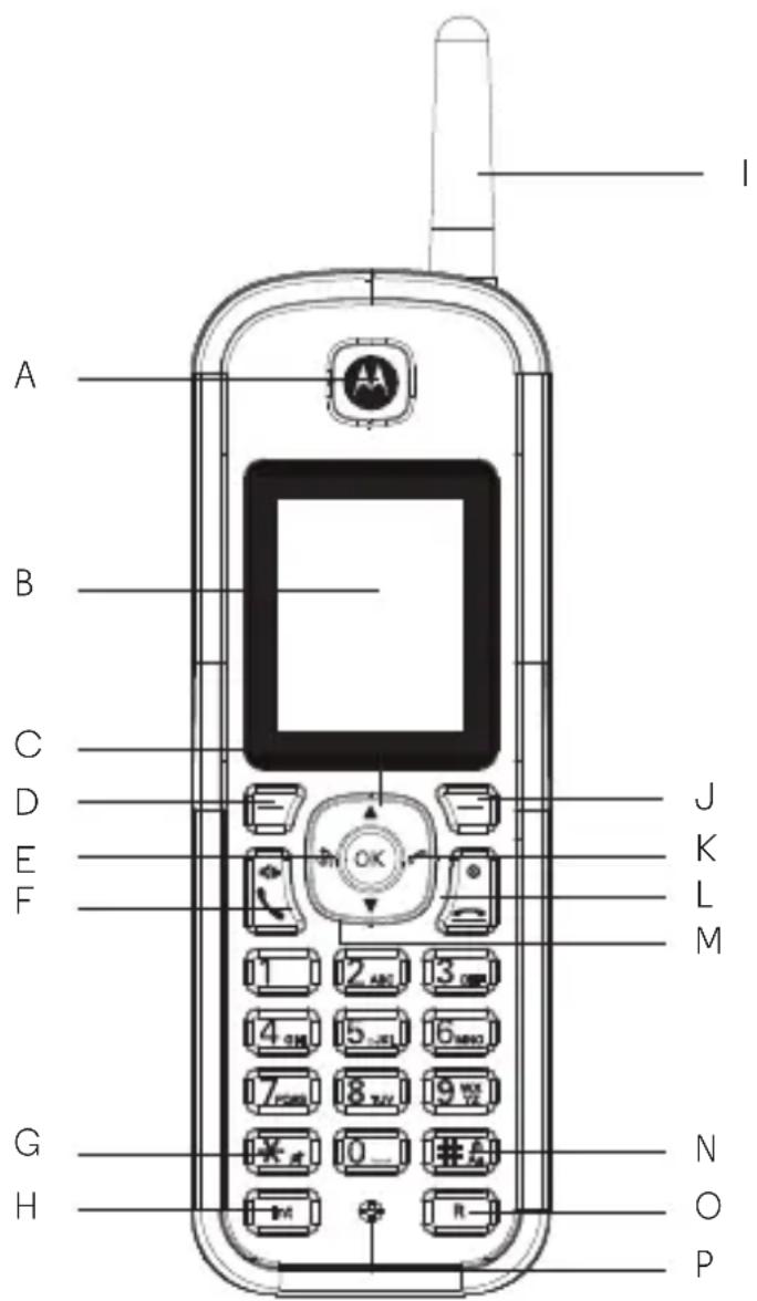 MOTOROLA O202 - Familiarisation avec le téléphone - 1