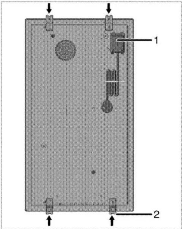 GRUNDIG GIEI 323210 E - Vue de derriere (orifices de raccord) - 2