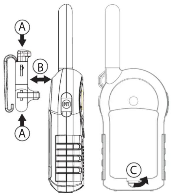 TOPCOM Twintalker 4700 - Van start gaan - 1