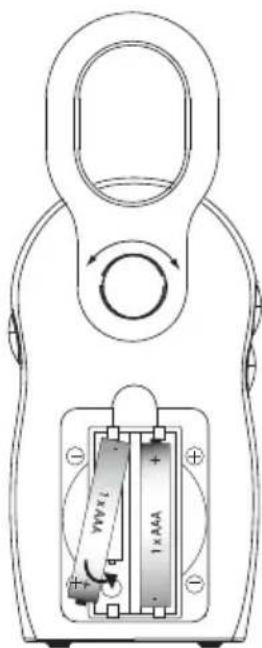 TOPCOM Babytalker 2000 V2 - Batterijen in de ontvanger plaatsen - 1