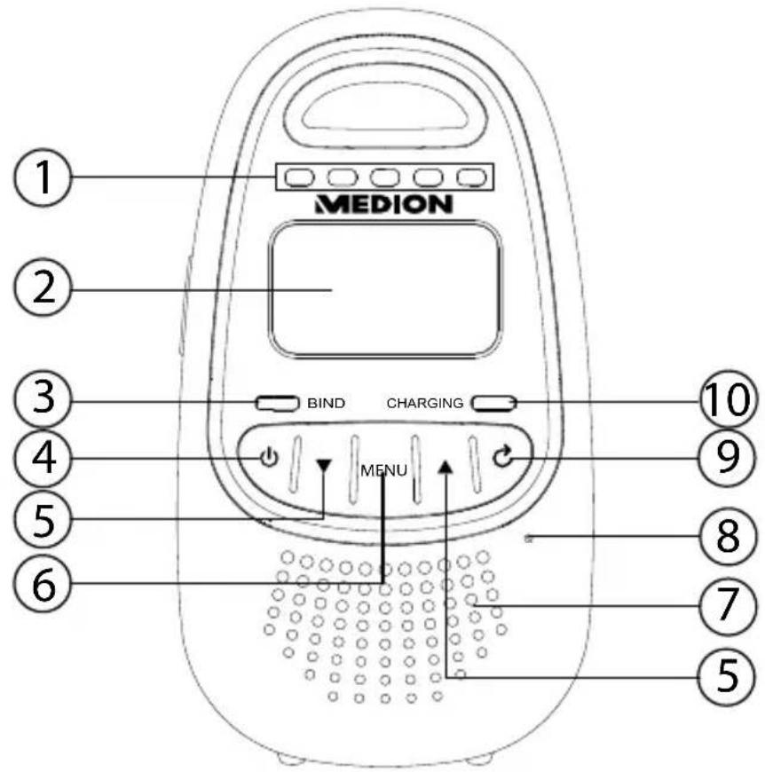 MEDION LIFE P67001 MD 84645 - Parent unit - 1