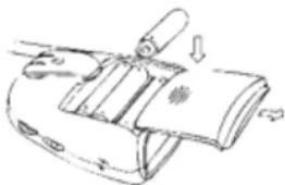 HAMA BC100 - Insertion des piles/batteries - 1