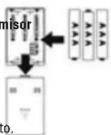 HAMA BC300 - Instalación de las baterías del receptor y del transm - 1