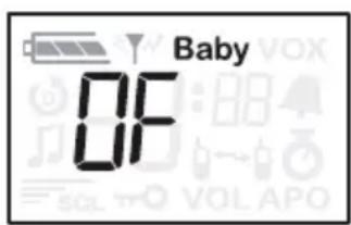 SILVERCREST PMR1200 - So deaktivieren Sie den Babyfonsender: - 1