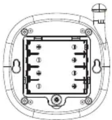Amplicomms Watch and Care V131 - Operating with batteries (not supplied) - 1