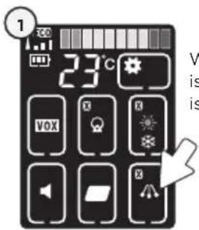 ANGELCARE AC701 - TO ACTIVATE THE TIC FUNCTION: - 1