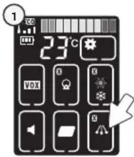 ANGELCARE AC701 - Pour activer la fonction « TIC » : - 1